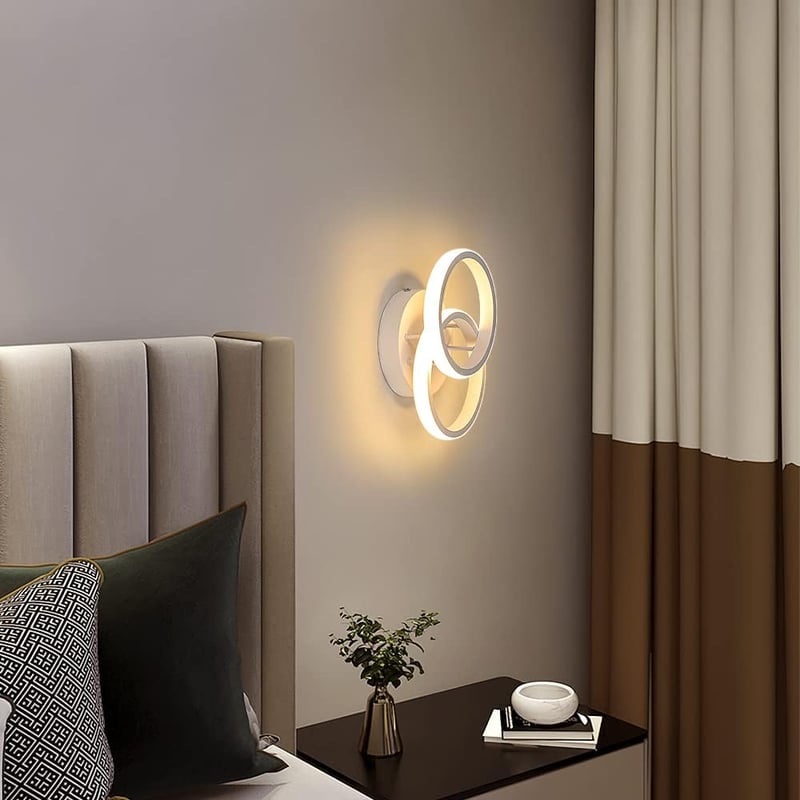 Goeco Modern Kerek LED Mennyezeti Lámpa, 22W, 3000K Meleg Fehér Fény, 2000lm, Szilikonborítás, Nappali, Háló, Konyha Világítás, Fehér