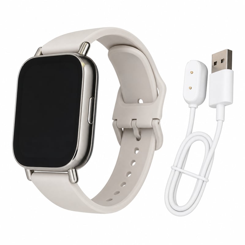 Xiaomi Redmi Watch 5 Lite pametni sat u zlatnoj boji, sa SpO2 i mjeračem pulsa — neispravan, za dijelove: ne puni se (stanje: vidi drugu sliku)