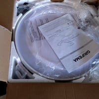 GRIFEMA Mennyezeti Ventilátor LED Lámpával és Távirányítóval, 107 cm, 30W DC Motor, 6 Sebesség, Fényerő és Színhőmérséklet Szabályozás, Fehé 2