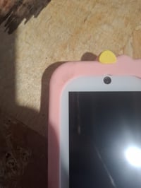 CHAKEYAKE Gyerek Okostelefon Formájú Játékkamera Érintőképernyővel, Dual Kamerával, MP3 Lejátszóval, 32GB SD Kártyával, Rózsaszín, 3-12 3