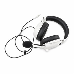 Căști gaming cu fir Razer BlackShark V2 X, Alb - Utilizate, difuzoare Triforce 50 mm, sunet surround 7.1, microfon cardioid Hyperclear