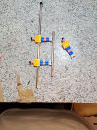 Masă de foosball din lemn Out of the Blue 51x31 cm pentru copii – defect – defect, funcționează parțial: bară cu jucători ruptă (stare: vezi imaginea a 2-a) 3