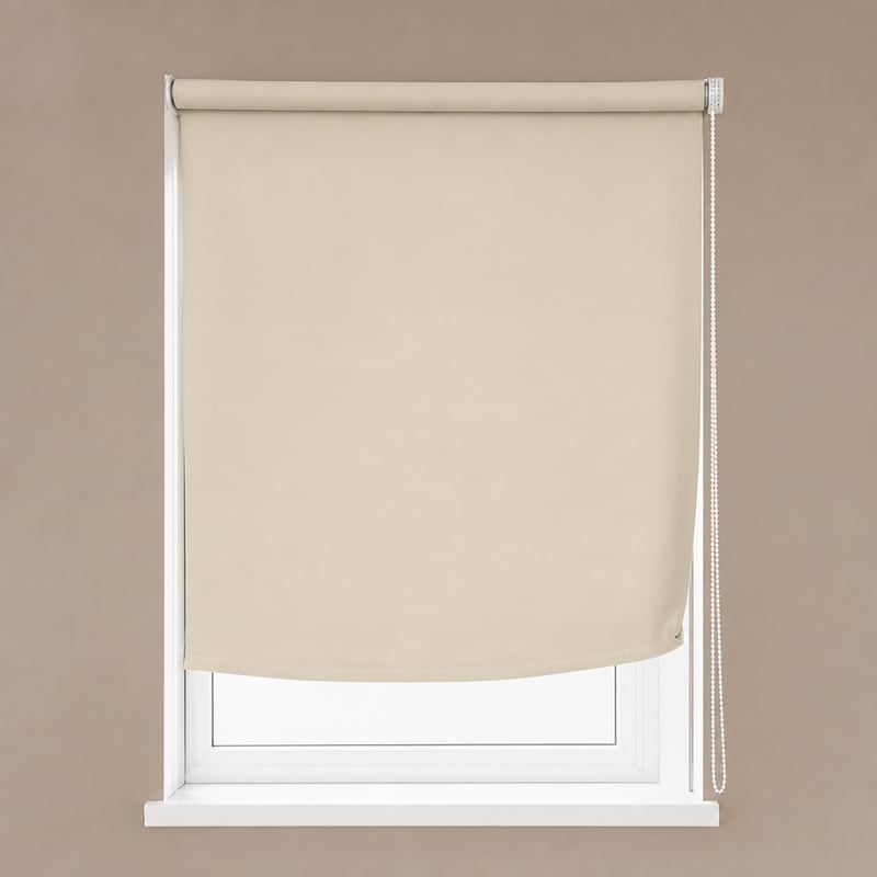 Rulou semitransparent Blindecor Ara, maro deschis, 160x175 cm, dimensiune material — rulou, fără mecanism (stare: vezi a 2-a imagine)