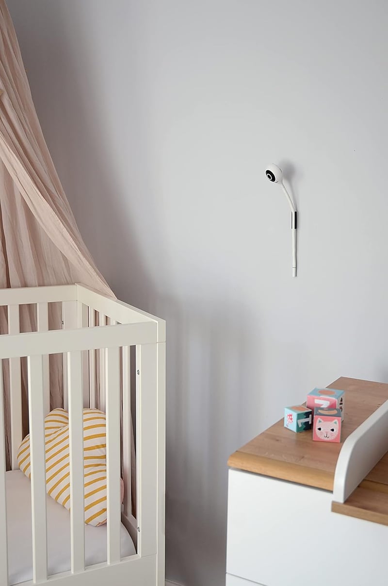 BÉABA Zen Connect Bébiőr - 1080p Full HD Kamera - Mobilhálózat és WiFi - Kétirányú Kommunikáció - Altatódalok - Fehér