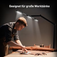 LED Íróasztali Lámpa 24W 105cm Csíptethető 5 Színhőmérséklet 5 Fényerő Érintésvezérléssel Memória Funkcióval Állítható Kar Többszög 4