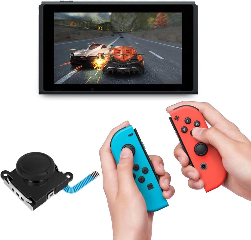 Nintendo Switch joystick csere készlet - 4db analóg kar Joy-Con kontrollerhez
