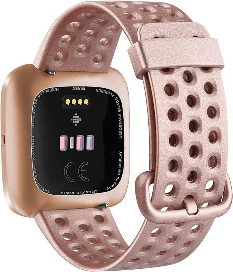 Fitbit Versa Rózsaarany Szilikon Csereszíj