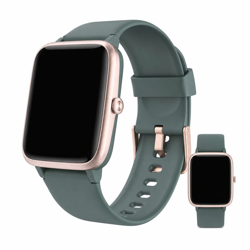 Unisex inteligentné hodinky GRV s funkciou telefonovania, meračom tepu, SpO2, krokomerom, monitorom spánku, viacerými športovými režimami, pre iOS a Android