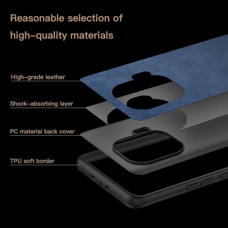 Xiaomi Mi 11 Pro Prémium Bőrhatású TPU Védőtok