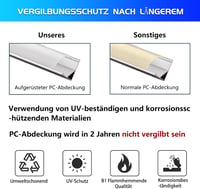 Efishine 40db V-alakú LED Alumínium Profil Szett 1m - Tejfehér Burkolattal, Végzárókkal és Rögzítőkkel - Egyszerű Telepítésű LED Szalag Csat 4