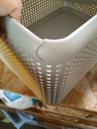 Cutie de depozitare Rotho Madei 13 l, bej cappuccino, 32,6x23,8x18,8 cm, din material reciclat — ruptură minimă pe margine (stare: vezi a 2-a imagine) 2