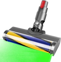 SpeHiate LED Padlófej Dyson V12 Detect Slim és V10 Digital Slim Porszívókhoz - Cserélhető Puha Görgős Kefe Kemény Padlóhoz, Láthatatlan Por  1