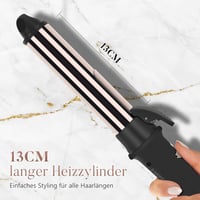PARWIN PRO BEAUTY 360° Automata Forgó Hajgöndörítő 32mm - LCD Kijelzős Titán Bevonatú Hajformázó, Gyors Melegítés, Kétirányú Forgás 11