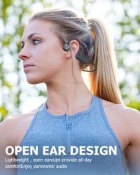 SANOTO Bluetooth 5.3 Csontvezető Nyitott Fülhallgató - Vízálló, Sportos, Hosszú Üzemidő 3
