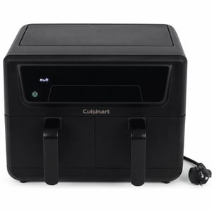Cuisinart AFD100BLE XXL Kétkamrás Forrólevegős Sütő — hibás, részben működik: bal oldali tálca nem érzékelhető (állapot: lásd a 2. képet)