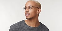 Firmoo Kék Fény Szűrő Szemüveg - Unisex Fém Keret, Számítógéphez, Telefonhoz 3