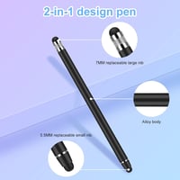 Flintronic 2 az 1-ben érintőceruza tablethez és telefonhoz - fekete és rózsaszín 3