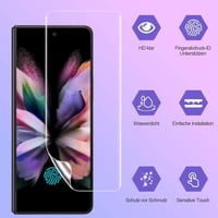 Samsung Galaxy Z Fold 4 5G ujjlenyomatmentes képernyő- és hátlapvédő fólia, 2 db 2