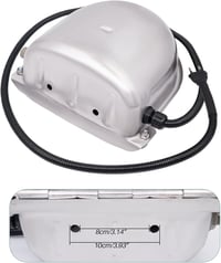 Automata fűtésű rozsdamentes acél itatótál úszószeleppel - 220V, 80W - Háziállatok, lovak, kutyák részére 3