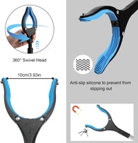 Housolution 110 cm Összecsukható Nyújtókar - Mágneses Végű, 360° Forgófejű Alumínium Felszedő Eszköz Időseknek, Gyerekeknek Kertbe és Hullad 4