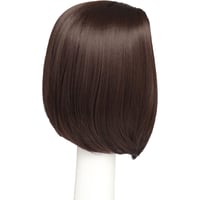 BESTUNG Rövid Bob Paróka Nőknek - Egyenes, Vállig Érő, Mézes Barna Hajpótlás Hőálló Szintetikus Szálakból, Parókahálóval, 30 cm 5