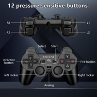 Sony PlayStation kompatibilis vezetékes kontroller, dupla rezgéssel - PS1/PS2/PSX 3