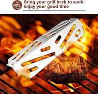 GFTIME Rozsdamentes Acél Flavorizer Sín Weber Genesis II 300 Sorozathoz - 31,8 cm Hőterelő Ízesítő Rudak Grillhez - 3 db Csomag 5