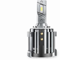 Bec LED auto D-Lumina H7 pentru fază scurtă, compatibil cu Volkswagen VW Passat, Golf, GTI, Tiguan și Mercedes-Benz, cu adaptoare specifice, 100W — set 1 bucată 1