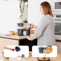 Babymoov Nutribaby One 4 az 1-ben Bébiétel Készítő - 2L Kapacitás, Kíméletes Párolás, Keverés, Melegítés és Kiolvasztás Funkcióval 6