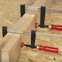 WORKPRO F-szorító készlet, 2 részes, erős csúsztatható asztalos szorítók, 200mm (8") és 300mm (12"), fekete, 272 kg szorítóerő 8