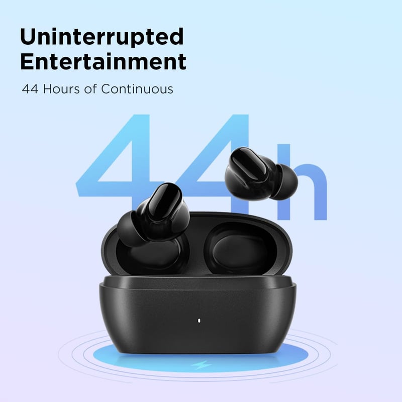 1MORE AirFree Buds Bluetooth 5.3 Vezeték Nélküli Fülhallgató, 44 Órás Üzemidő, EQ, Zajszűrés, Fekete