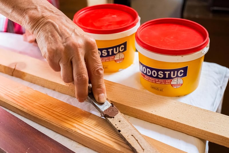 MODOSTUC Profi Fa és Fal Spatula 500g Gyors Száradás Bükk - Large, beech