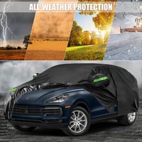 Waterproof Car Cover Compatible with 718 Boxster/Cayman 986/987/981/982 Base/S/T/GTS 4.0/GT4/GT4 RS 1996-2022, All-Weather Car Covers with Zip 4