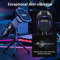 TONOR RGB USB Gamer Mikrofon Szett Állvánnyal - PC, PS4, PS5 Kompatibilis 5
