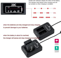 Canon LP-E6/E6N USB töltőadapter EOS R7, 5D, 6D, 7D, 90D kamerákhoz - Bontott 4
