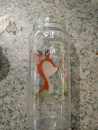 Sticlă pentru copii Emsa N30333 Kids Tritan 0,5 l, model Deer, transparentă, sticlă anti-scurgere — sticlă zgâriată (stare: vezi a 2-a poză) 2