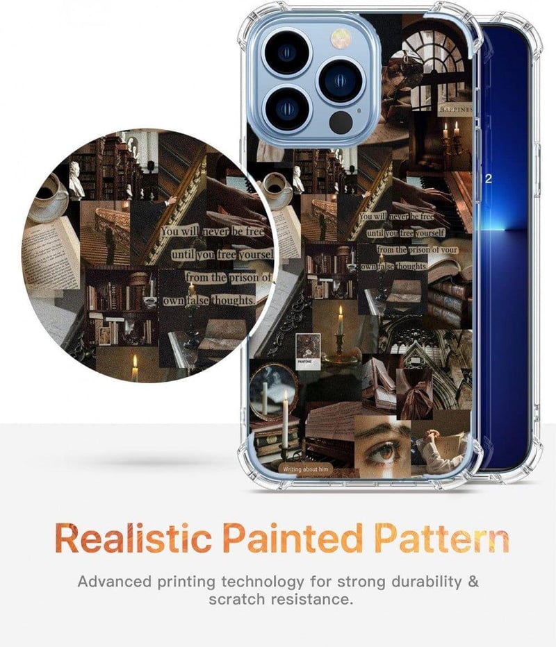 Apple iPhone 13 Pro Max Retró Fotókollázsos Szilikon Védőtok