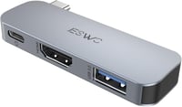 JESWO 3 az 1-ben USB-C Hub 4K HDMI-vel és PD töltéssel, Windows/Mac/iPad kompatibilis 1