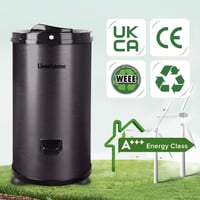 Umelome SP1068 Centrifuga - 6 kg Kapacitású Energiatakarékos Ruhaszárító, 2800 RPM, A+++ Energiaosztály, Fekete, Felültöltős 3
