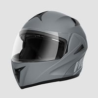 Westt ECE 22.06 Klapphelm Motorradhelm Sonnenblende Visier Damen Herren - XL, Matt grey 5