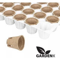 Gardenix 80 db-os Tőzeg Cserép Készlet Palántákhoz, Barna 2