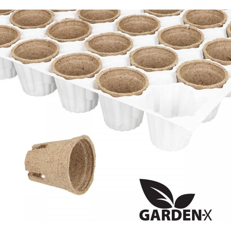 Gardenix 80 db-os Tőzeg Cserép Készlet Palántákhoz, Barna