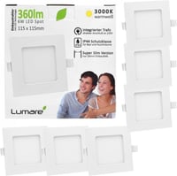 Vékony LED Spotlámpa 6W IP44 Fürdőszobába - Fehér (Újracsomagolt) 1