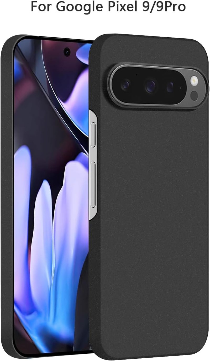 Bastmei Google Pixel 9/9 Pro Tok - Ultravékony, Könnyű PC Védőtok Kameravédelemmel, Matt Felülettel, Csúszásmentes, Karcálló Mobiltelefon Há