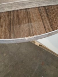Hanah Home stolić za kavu s uzorkom oraha 120x65x40 cm, 18 mm melaminski premaz — manja oštećenja na ploči stola i nogama (stanje: vidi 2. sliku) 2