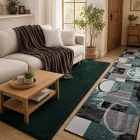 Puha nappali harmónia: pléd 150x200 + szőnyeg 160x120 + futószőnyeg 60x250 + 2 párnahuzat 60x60 1