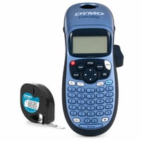 Set de pornire imprimantă de etichete portabilă DYMO LetraTag LT-100H cu tastatură ABC — bandă lipsă, capac baterie care cade (stare: vezi a 2-a fotografie) 1