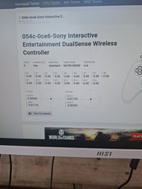 PlayStation DualSense vezeték nélküli kontroller PS5 - Midnight Black színben, használt, enyhén driftelő analóg (állapot: lásd a 2. képet) 2