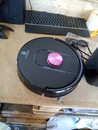 Aspirator robot Vexilar W15 cu mop și stație de golire multiciclon fără sac, 10000Pa, navigație LiDAR, 3 în 1, 180 minute, 5 2