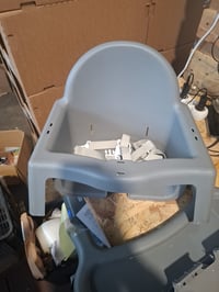 Scaun de masă și scaun pentru copii Bebeconfort Meely 2 în 1, reglabil, gri închis, cu centură de siguranță în 5 puncte, pentru călătorii, de la 6 luni la 3 ani, max. 15 kg 2